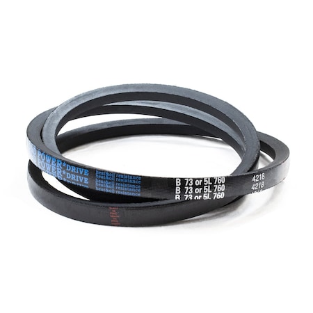 D&D B73/5L760 Classical V-Belt, 76 in Outside Length, 21/32 in Top Width, 1 Ribs B73/5L760